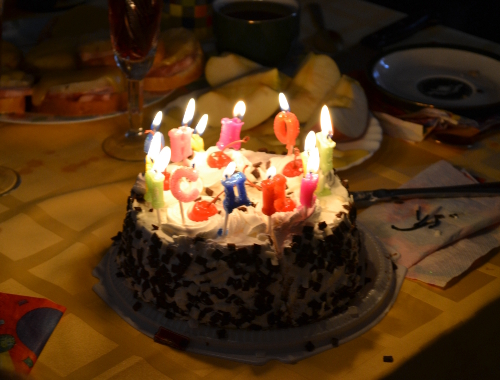 торт с днем рождения